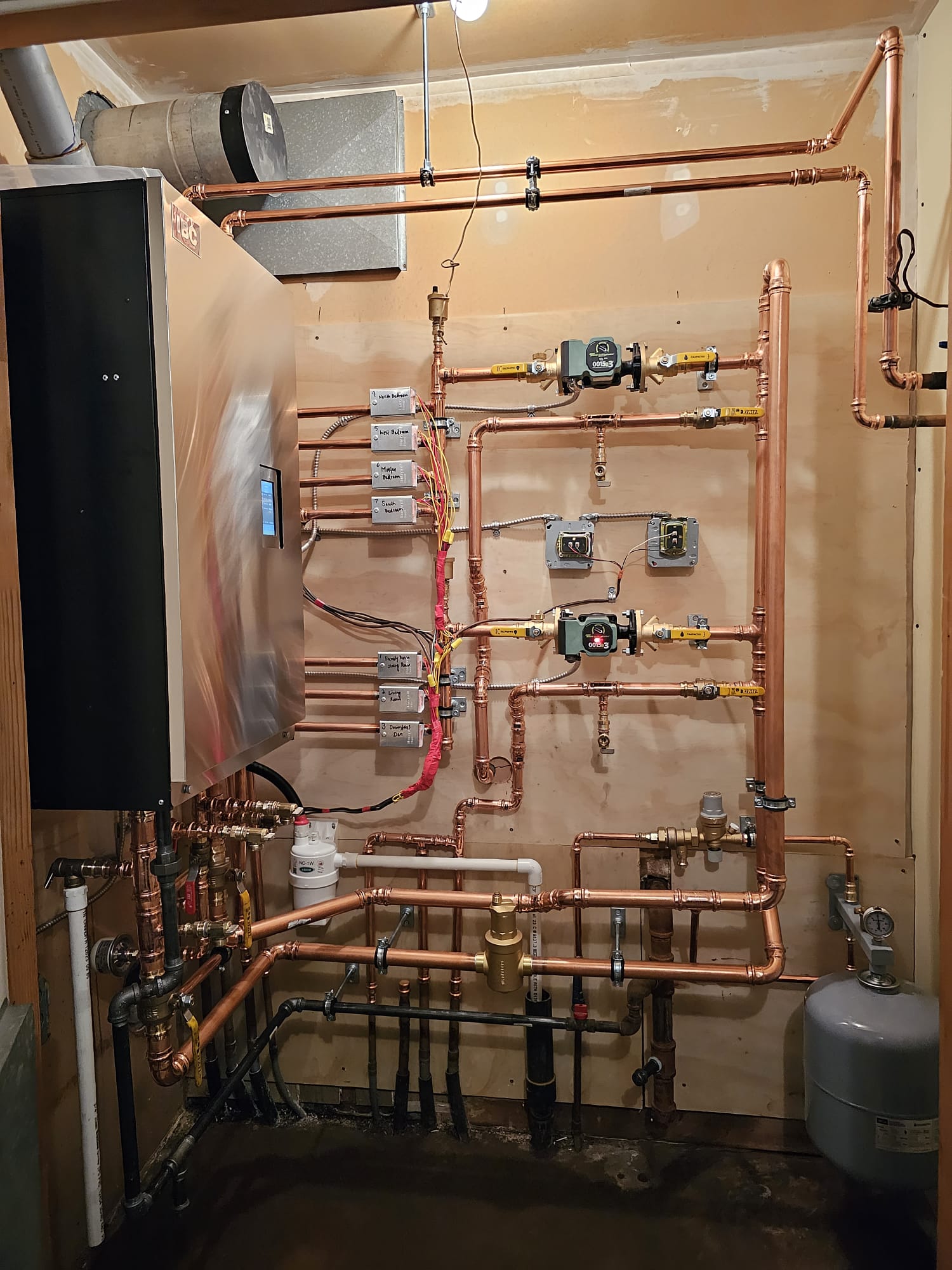 After boiler replacement